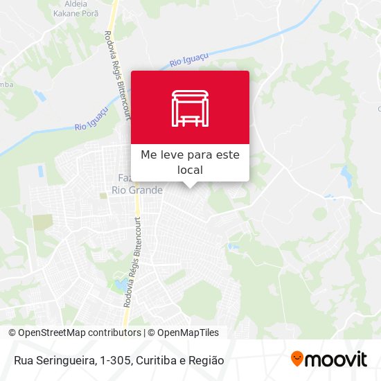 Rua Seringueira, 1-305 mapa