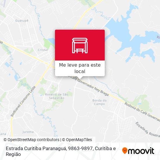 Estrada Curitiba Paranaguá, 9863-9897 mapa