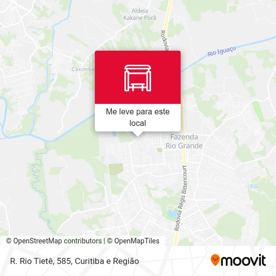 R. Rio Tietê, 585 mapa