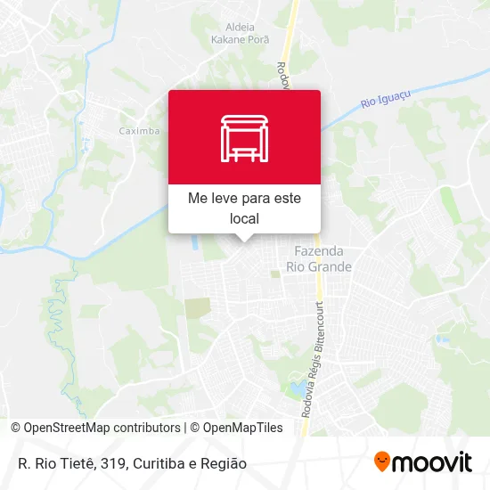 R. Rio Tietê, 319 mapa