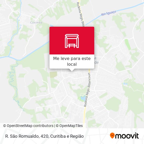 R. São Romualdo, 420 mapa