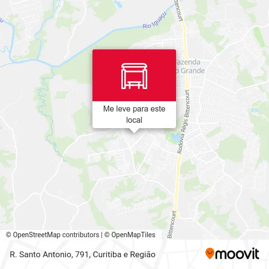 R. Santo Antonio, 791 mapa