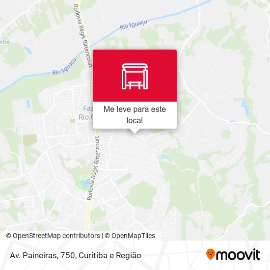 Av. Paineiras, 750 mapa