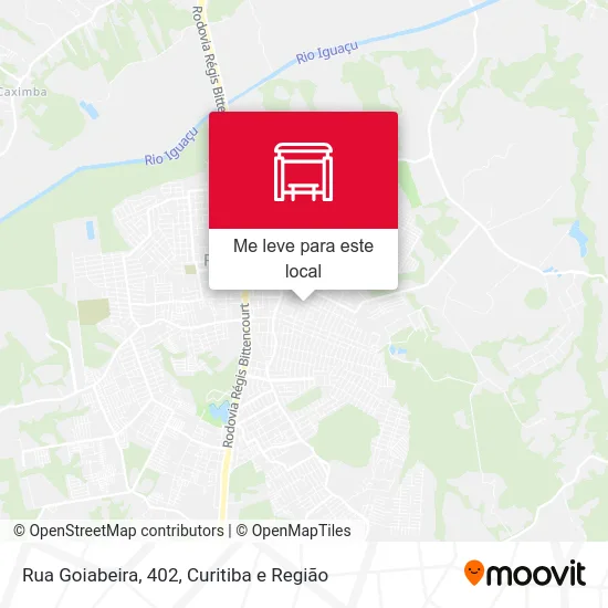 Rua Goiabeira, 402 mapa