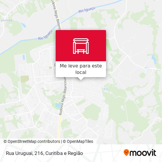 Rua Uruguai, 216 mapa