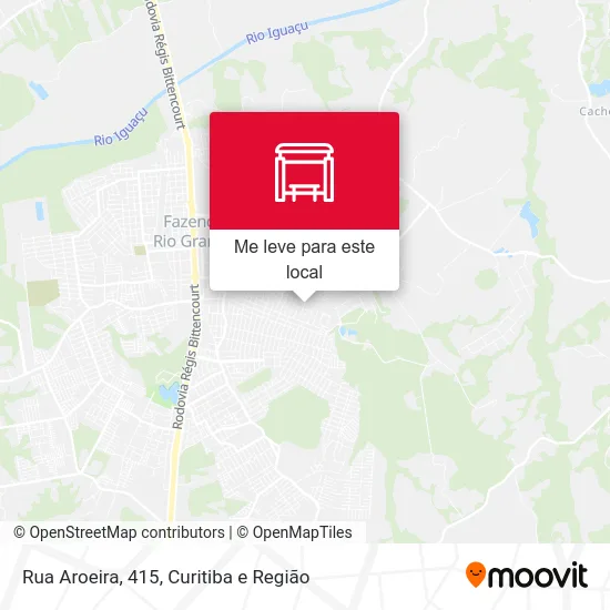Rua Aroeira, 415 mapa