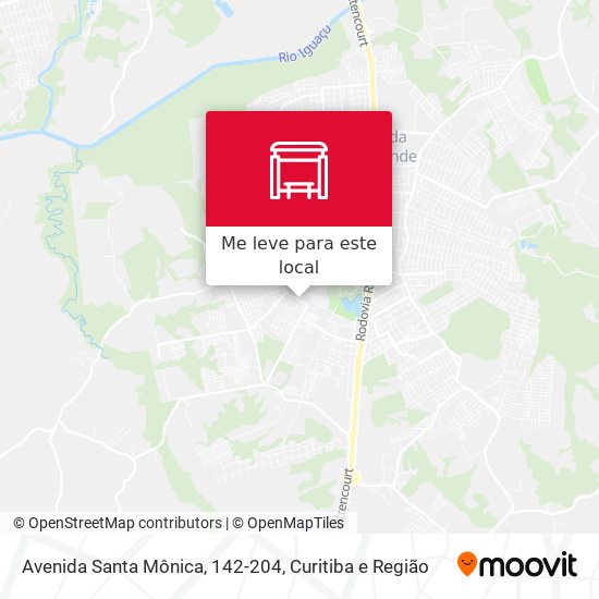 Avenida Santa Mônica, 142-204 mapa