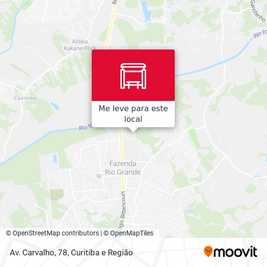 Av. Carvalho, 78 mapa