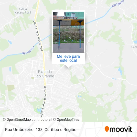 Rua Umbuzeiro, 138 mapa