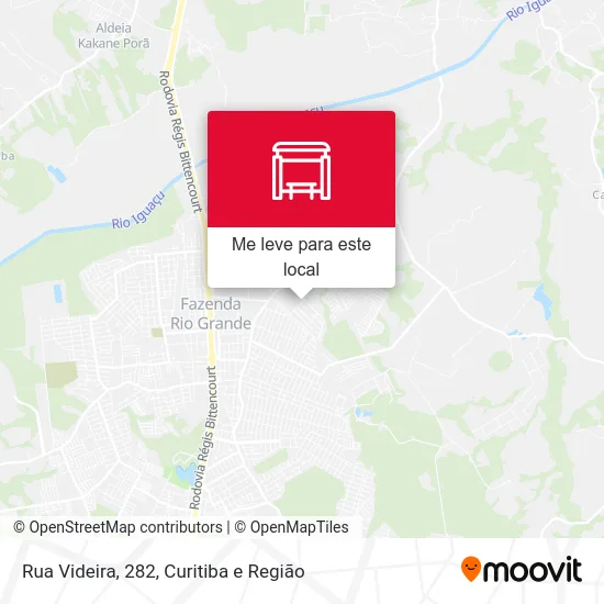 Rua Videira, 282 mapa