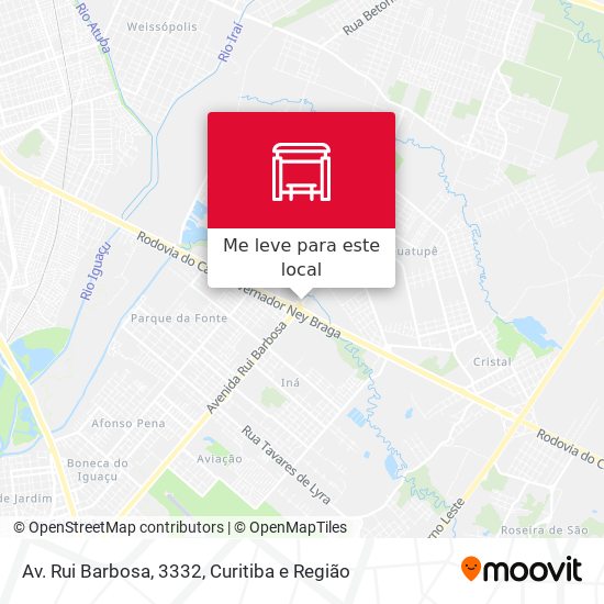 Av. Rui Barbosa, 3332 mapa