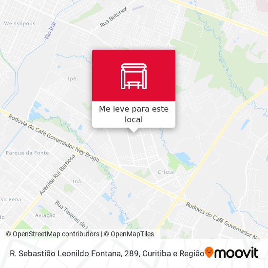 R. Sebastião Leonildo Fontana, 289 mapa