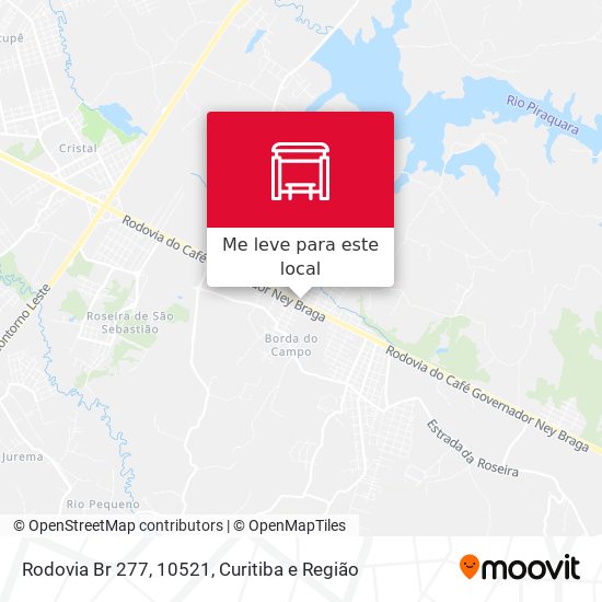 Rodovia Br 277, 10521 mapa