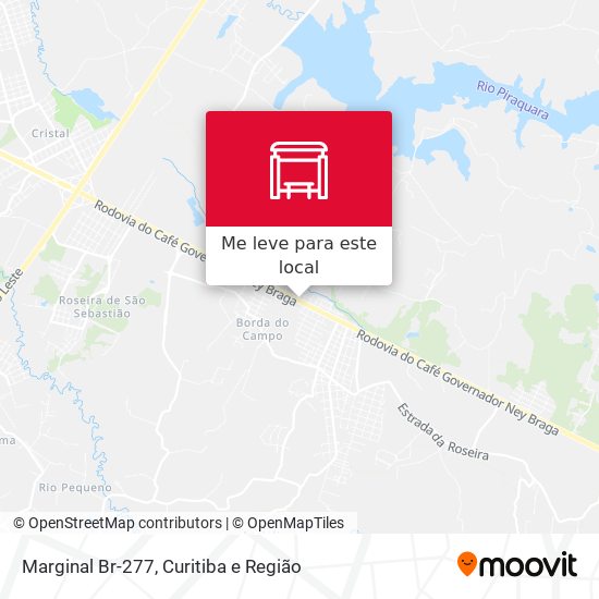 Marginal Br-277 mapa