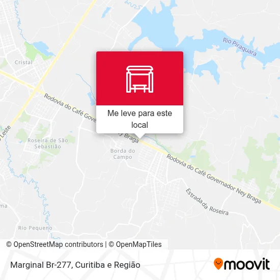 Marginal Br-277 mapa