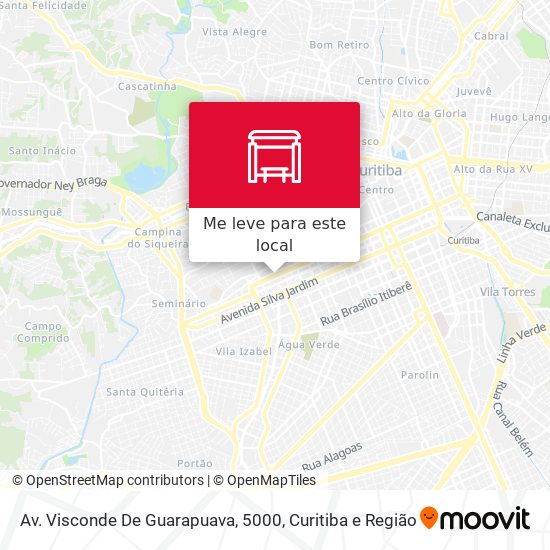 Av. Visconde De Guarapuava, 5000 mapa