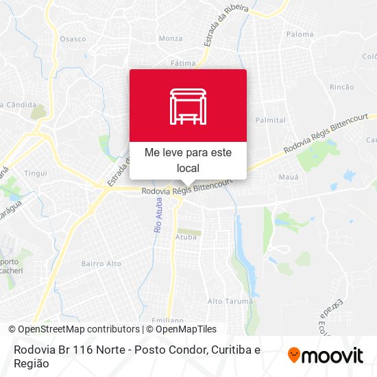 Rodovia Br 116 Norte - Posto Condor mapa