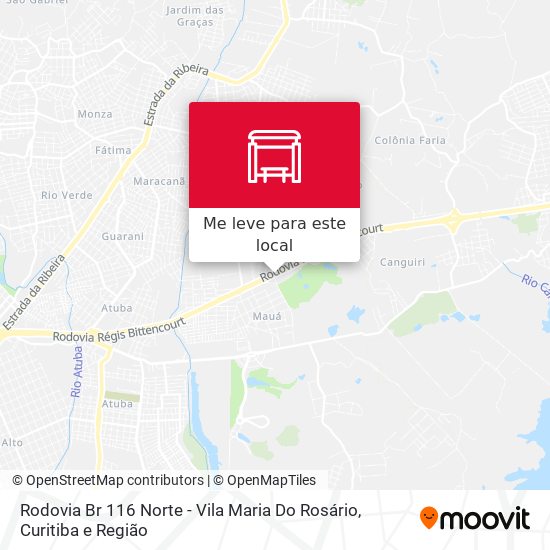 Rodovia Br 116 Norte - Vila Maria Do Rosário mapa