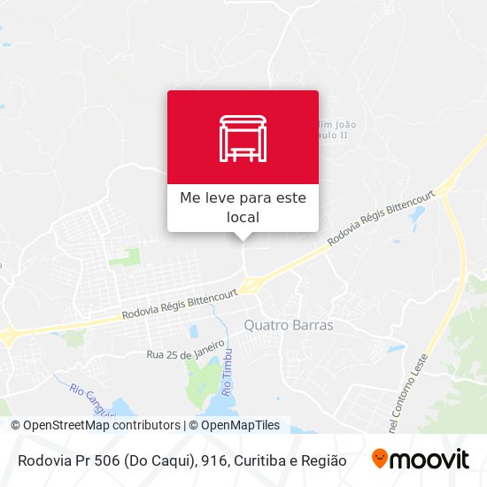Rodovia Pr 506 (Do Caqui), 916 mapa