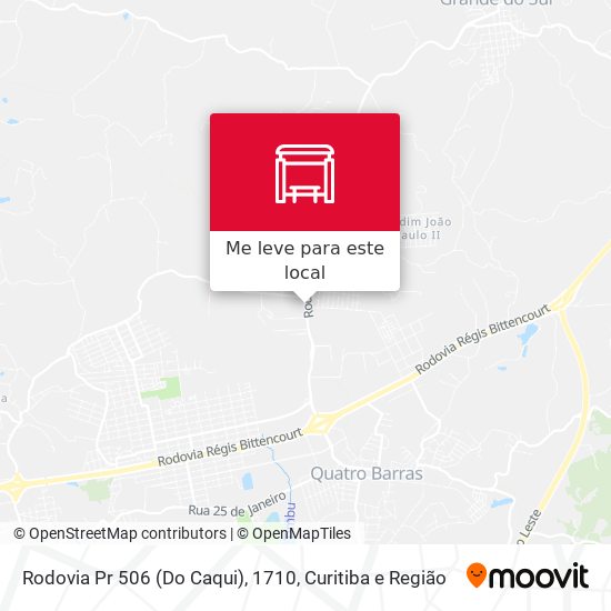Rodovia Pr 506 (Do Caqui), 1710 mapa