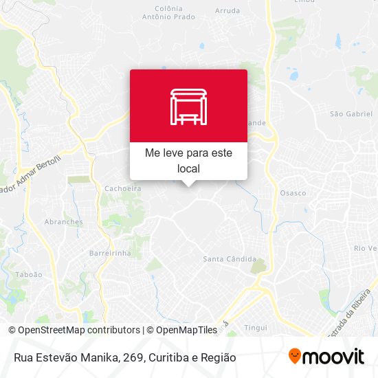 Rua Estevão Manika, 269 mapa