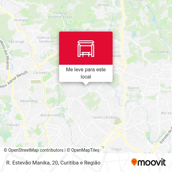 R. Estevão Manika, 20 mapa