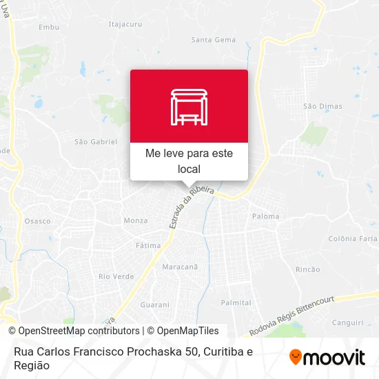 Rua Carlos Francisco Prochaska 50 mapa