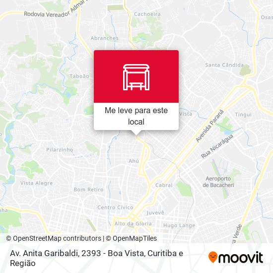 Av. Anita Garibaldi, 2393 - Boa Vista mapa