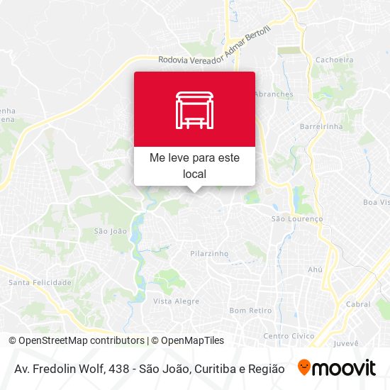 Av. Fredolin Wolf, 438 - São João mapa