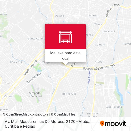 Av. Mal. Mascarenhas De Moraes, 2120 - Atuba mapa