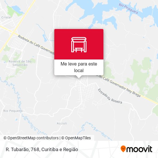 R. Tubarão, 768 mapa