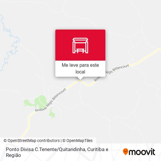 Ponto Divisa C.Tenente / Quitandinha mapa