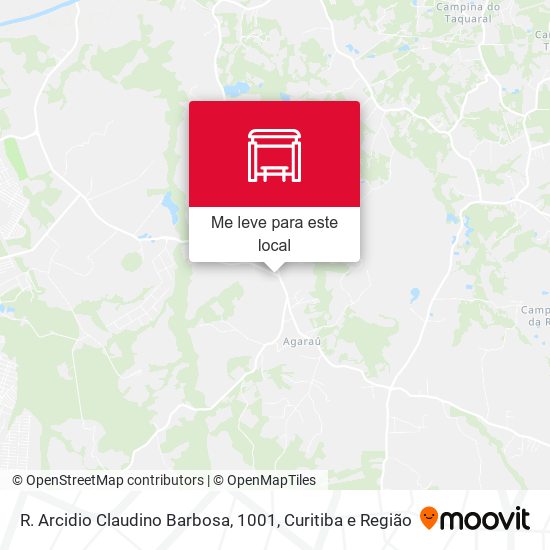 R. Arcidio Claudino Barbosa, 1001 mapa