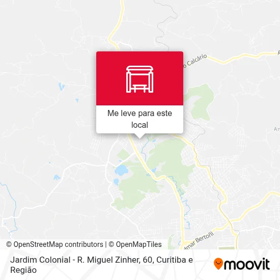 Jardim Colonial - R. Miguel Zinher, 60 mapa