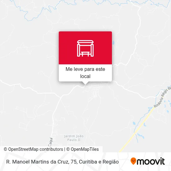 R. Manoel Martins da Cruz, 75 mapa