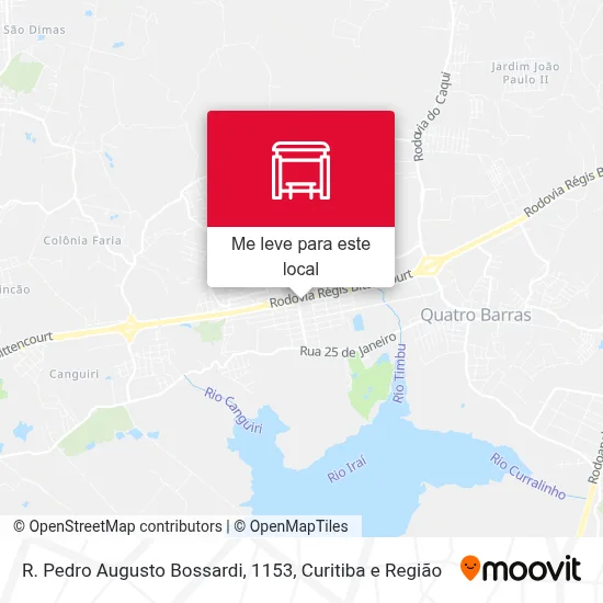 R. Pedro Augusto Bossardi, 1153 mapa