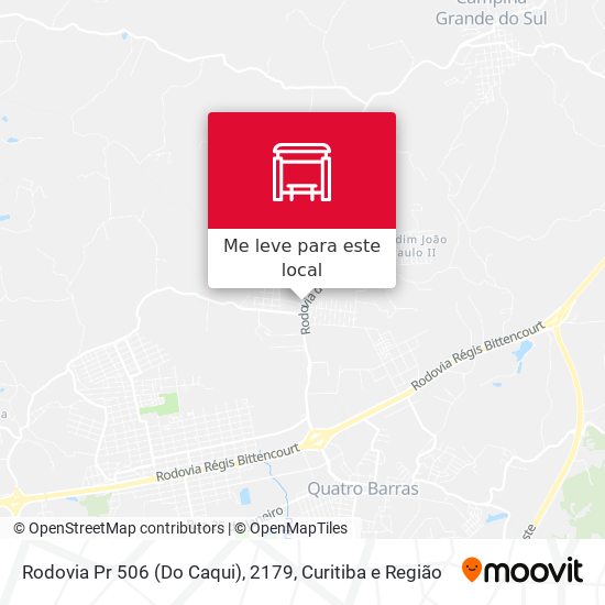 Rodovia Pr 506 (Do Caqui), 2179 mapa