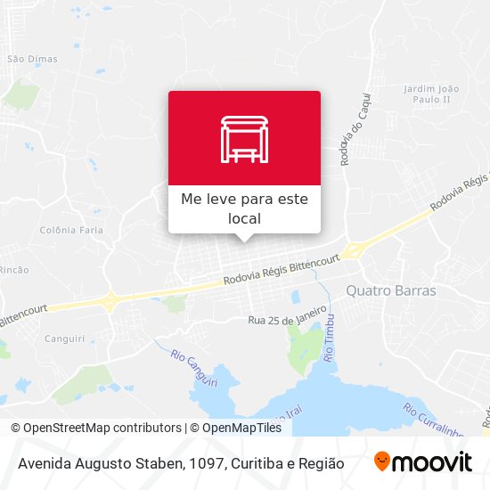 Avenida Augusto Staben, 1097 mapa