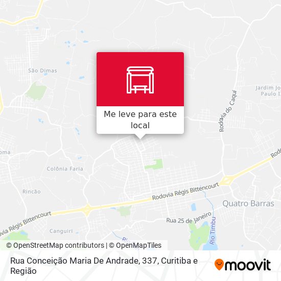 Rua Conceição Maria De Andrade, 337 mapa