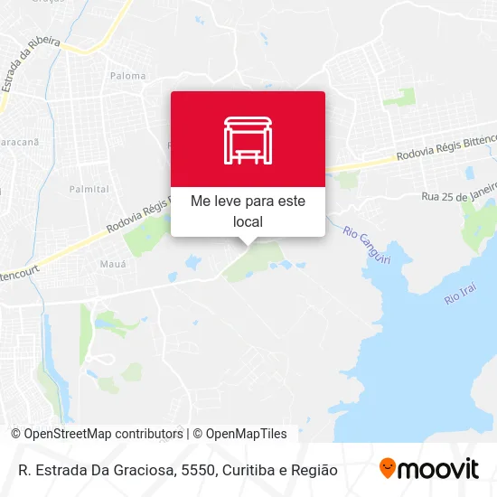 R. Estrada Da Graciosa, 5550 mapa