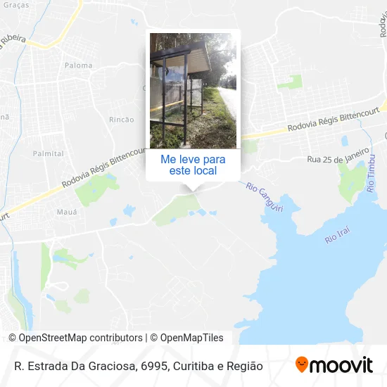R. Estrada Da Graciosa, 6995 mapa