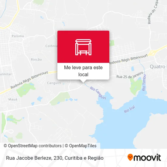 Rua Jacobe Berleze, 230 mapa