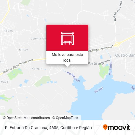 R. Estrada Da Graciosa, 4605 mapa
