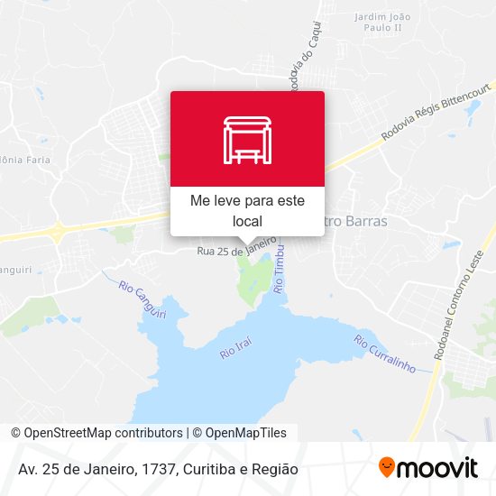 Av. 25 de Janeiro, 1737 mapa