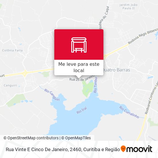 Rua Vinte E Cinco De Janeiro, 2460 mapa