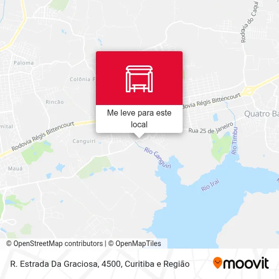 R. Estrada Da Graciosa, 4500 mapa