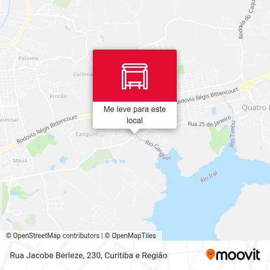 Rua Jacobe Berleze, 230 mapa