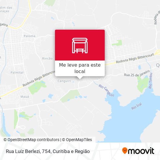 Rua Luíz Berlezi, 754 mapa