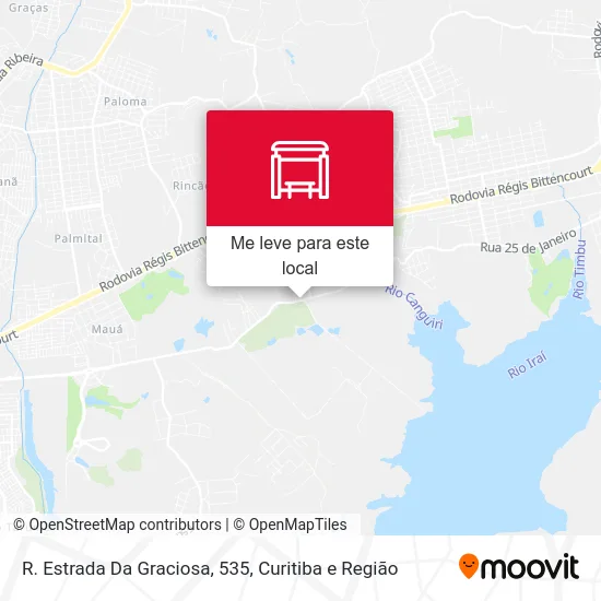 R. Estrada Da Graciosa, 535 mapa