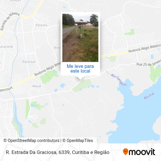 R. Estrada Da Graciosa, 6339 mapa